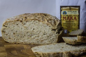 Chleb pszenno - orkiszowy okrągły